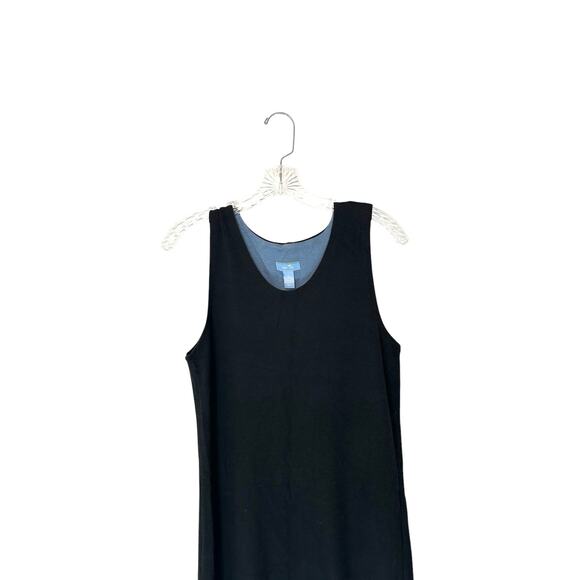 Toad&Co Dress Women's Black Sleeveless Tank Stretch Office Career Medium - Picture 3 of 11
